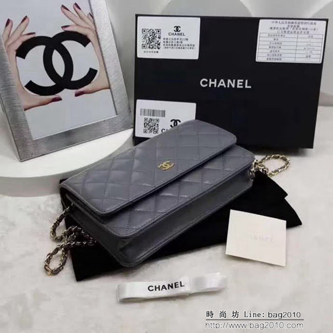 香奈兒CHANEL 007原版球紋WOC單肩斜跨鏈條小包 可作為手包 DSC1385